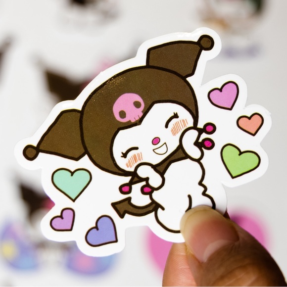 16 pcs Kuromi Sanrio Vinyl stickers decals - Picture 4 of 4